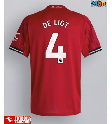 Manchester United Matthijs de Ligt #4 Hemmatröja 2025-26 Kortärmad